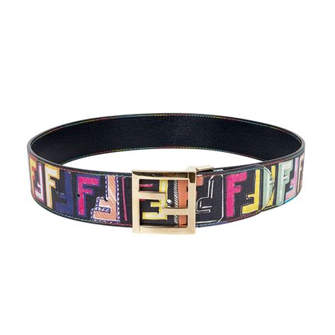 fendi multicolor logo belt|fendi belt size chart.